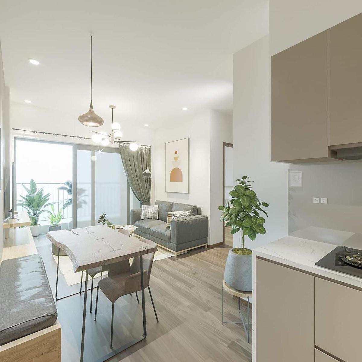 Mới đây, BTV Mai Ngọc đăng tải nhiều hình ảnh về căn hộ mới với thiết kế sang trọng trên trang cá nhân khiến nhiều người không khỏi trầm trồ. Được biết căn hộ trên có diện tích hơn 50m2 với 2 phòng ngủ. Nữ BTV truyền hình trang trí căn hộ của mình theo phong cách Scandinavian với tông màu sáng làm chủ đạo. Trong hình là phòng khách và sang trọng mà tinh tế. Khu vực bếp thông với phòng khách, tạo sự tiện nghi cho gia chủ. Các chi tiết trong căn hộ đều toát lên sự trang nhã, nhẹ nhàng. Điểm nhấn trong căn hộ mới của Mai Ngọc là những chi tiết tủ đồ bằng gỗ sồi, tạo sự thân thiện với môi trường mà không làm mất đi vẻ sang trọng của không gian. Sau khi đăng tải trên trang cá nhân, hình ảnh căn hộ mới của Mai Ngọc nhanh chóng gây "sốt" trên các diễn đàn thiết kế nội thất. Thậm chí nhiều fans khen ngợi đây là hình mẫu căn hộ hướng đến sự trang nhã mà mọi người có thể tham khảo.