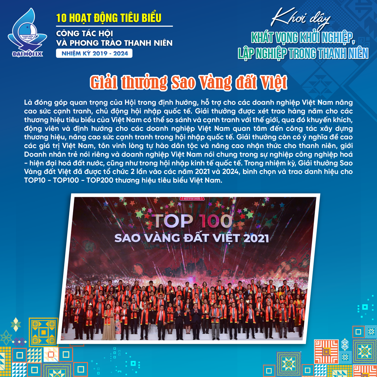 4. Khơi dậy khát vọng khởi nghiệp, lập nghiệp trong thanh niên.