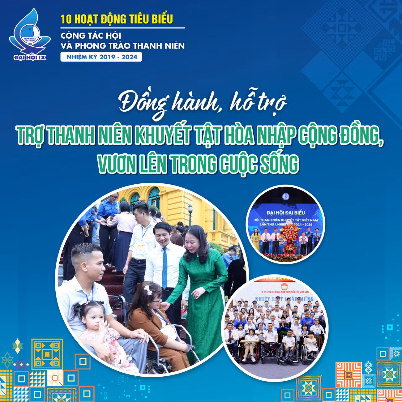 8. Đồng hành, hỗ trợ thanh niên khuyết tật hòa nhập cộng đồng, vươn lên trong cuộc sống.