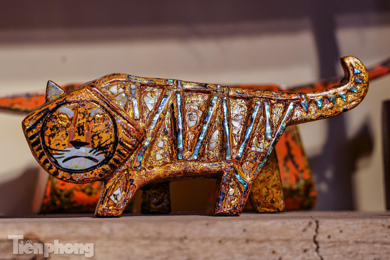 Anh Phát tạo hình các con hổ một cách đáng yêu, gần gũi.