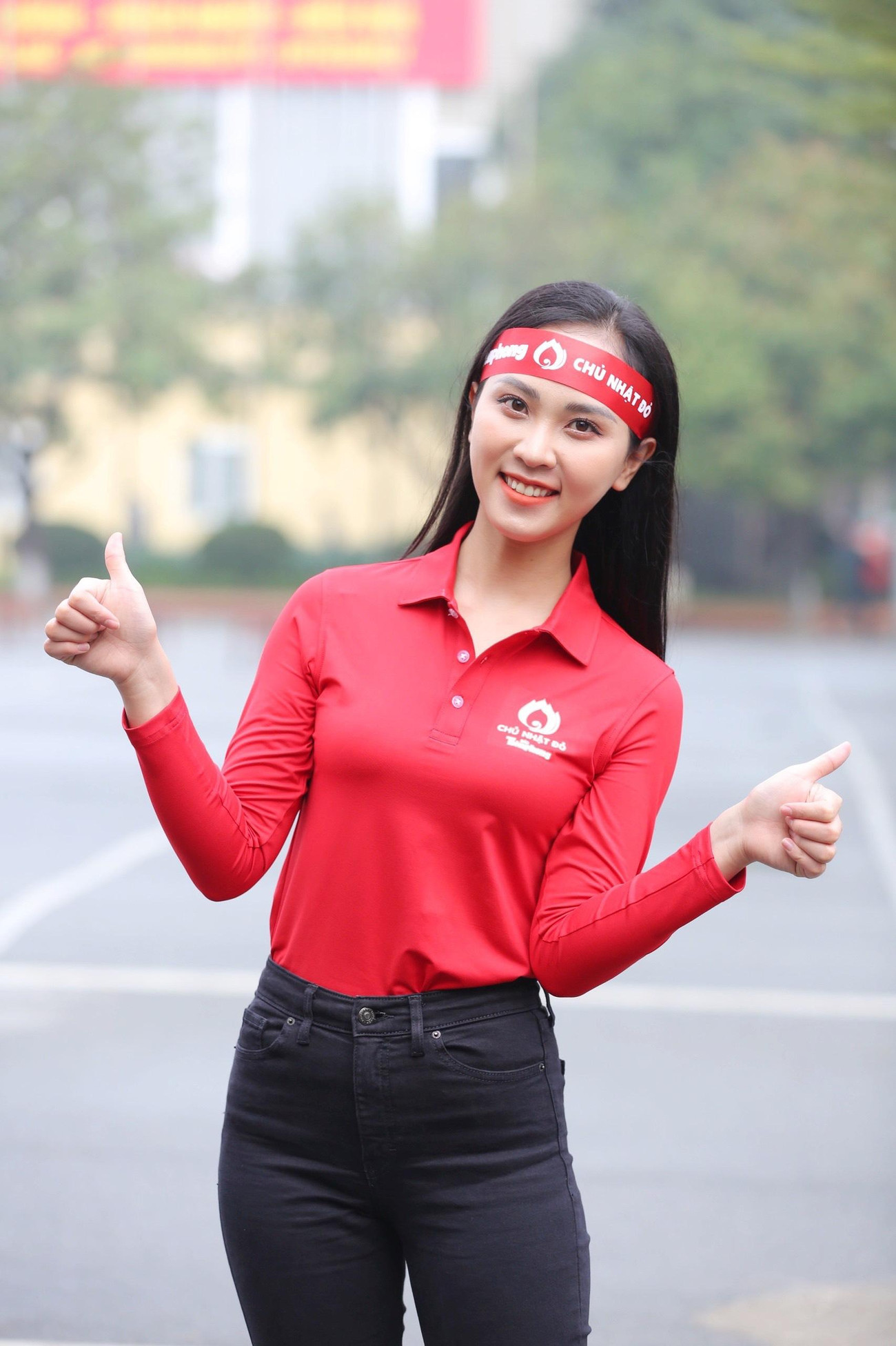 Em cảm thấy vui mừng, vinh dự và vô cùng háo hức khi nhận được lời mời tham dự chương trình. Không chỉ bởi những hoạt động thú vị như diễu hành mô tô mà hơn hết là vì ý nghĩa của chương trình Chủ nhật Đỏ hiến máu cứu người" - cô nói.