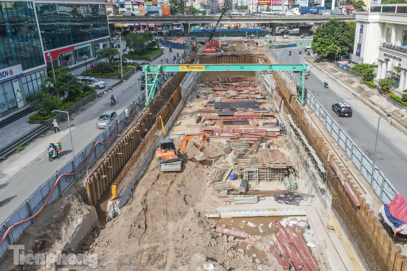 Dự án dự kiến sẽ hoàn thành vào cuối năm 2022, hiện tại đã hoàn thành 3/4 tổng khối lượng công việc.