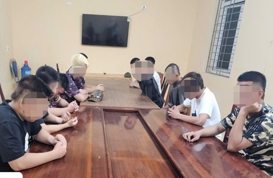 Cơ quan công an lập biên bản xử lý vi phạm