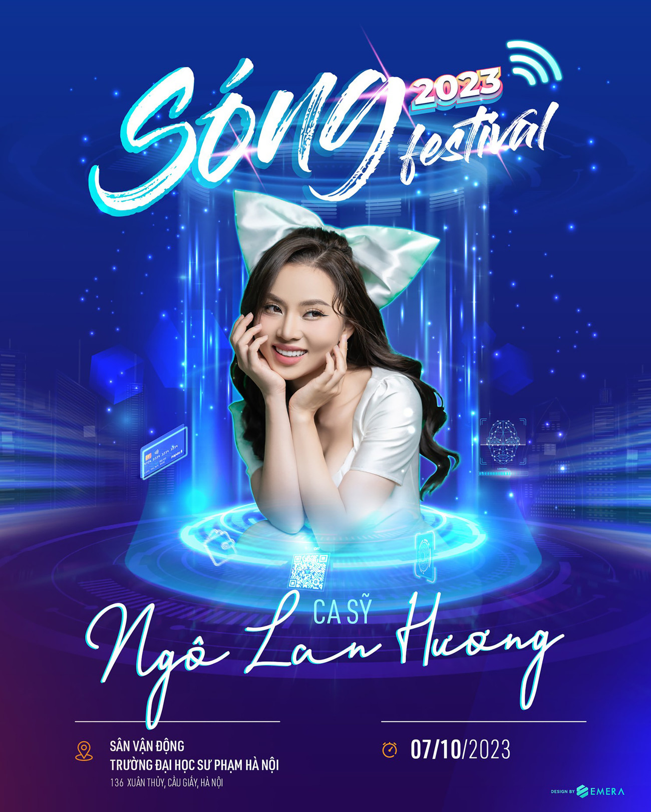 Ngô Lan Hương từng tham gia cuộc thi Giọng hát Việt (thuộc đội nữ ca sĩ Tóc Tiên) và gây ấn tượng sâu sắc trong lòng khán giả với phong thái tự tin, dễ thương và tinh thần lạc quan.