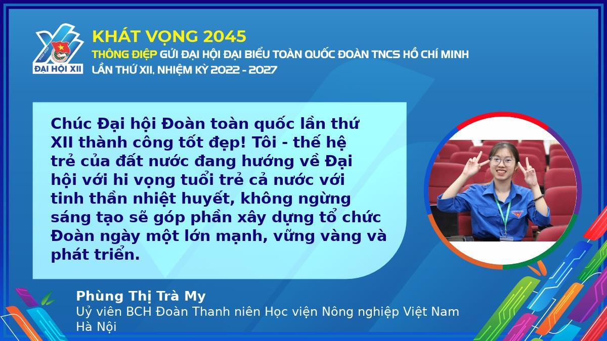 Sinh viên Phùng Thị Trà My. Sinh viên Phùng Thị Trà My.