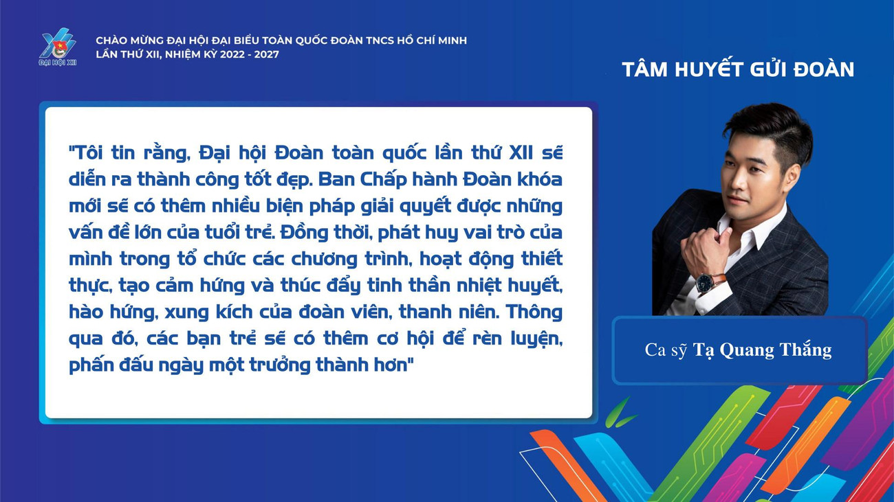 Ca sỹ Tạ Quang Thắng.