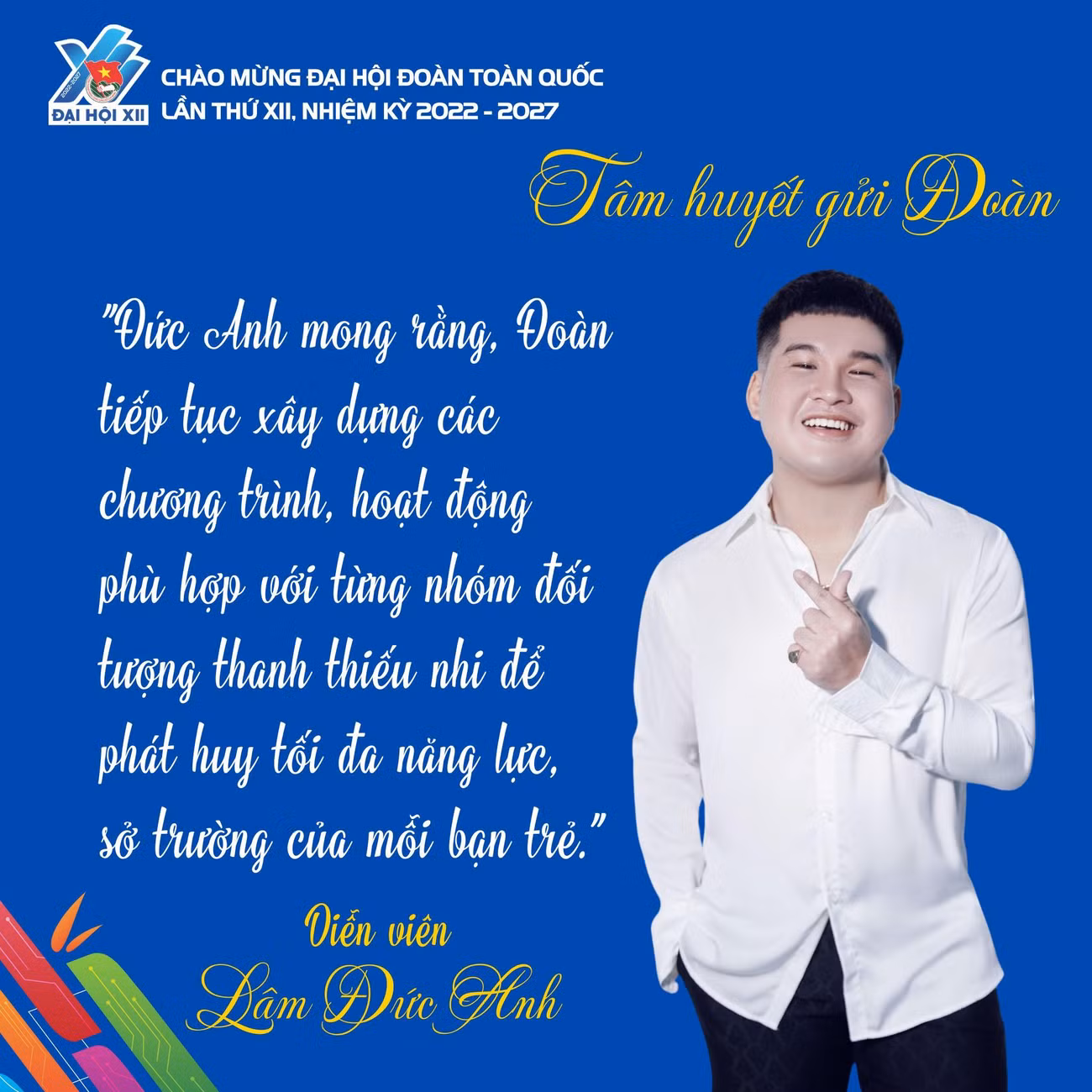 Diễn viên Lâm Đức Anh.