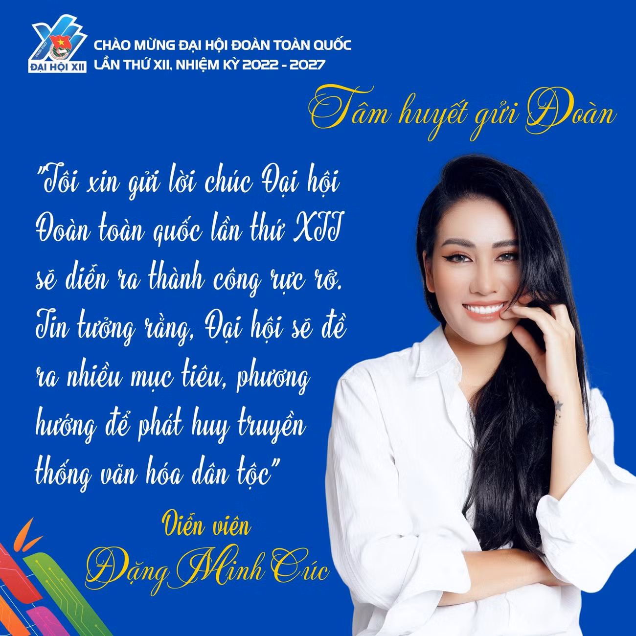 Diễn viên Đặng Minh Cúc.