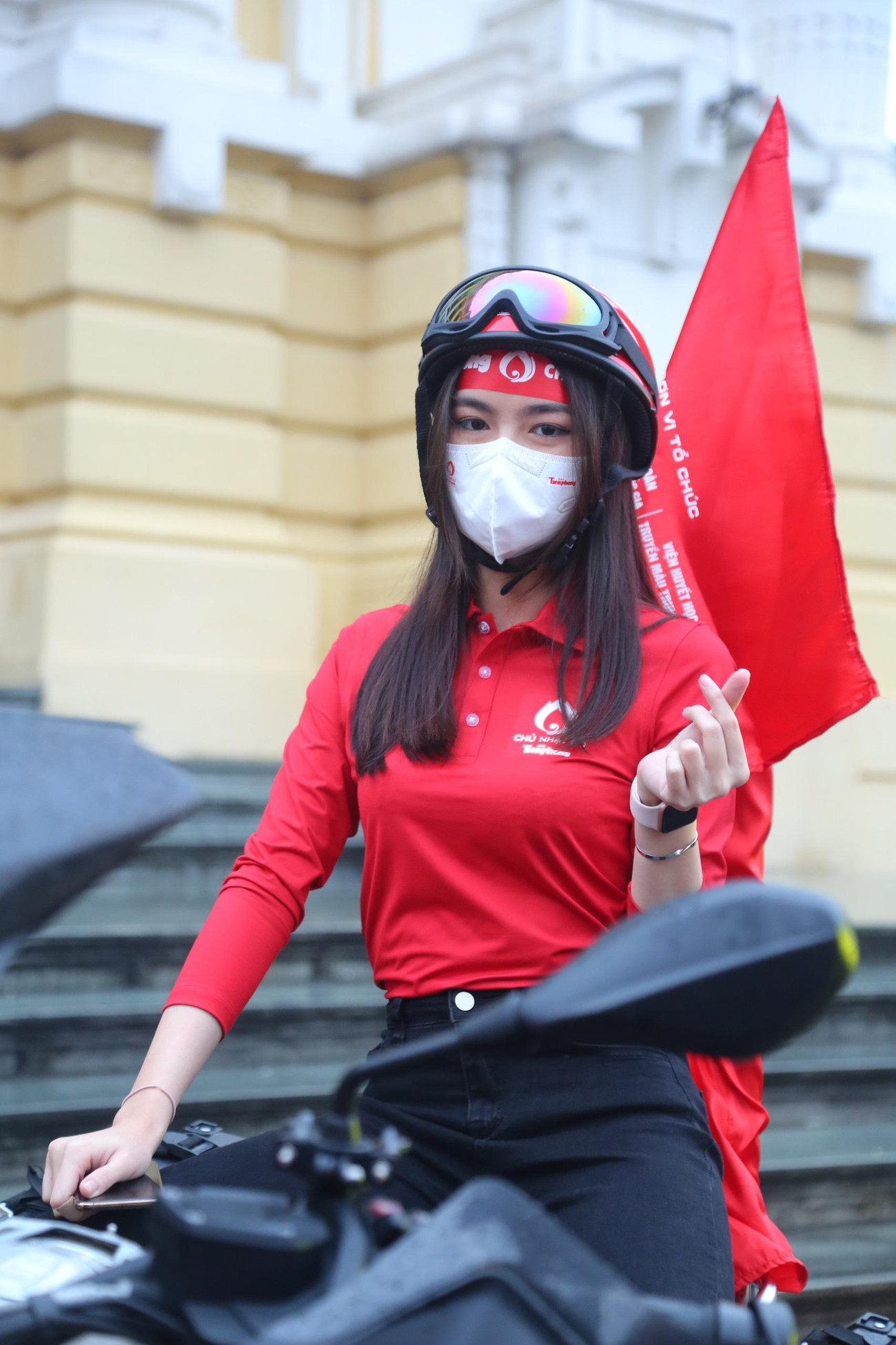 “Đây cũng là lần đầu Minh Trang tham gia diễu hành, và chắc chắn Minh Trang sẽ tiếp tục tham gia vào những lần tiếp theo” - người đẹp Minh Trang chia sẻ.