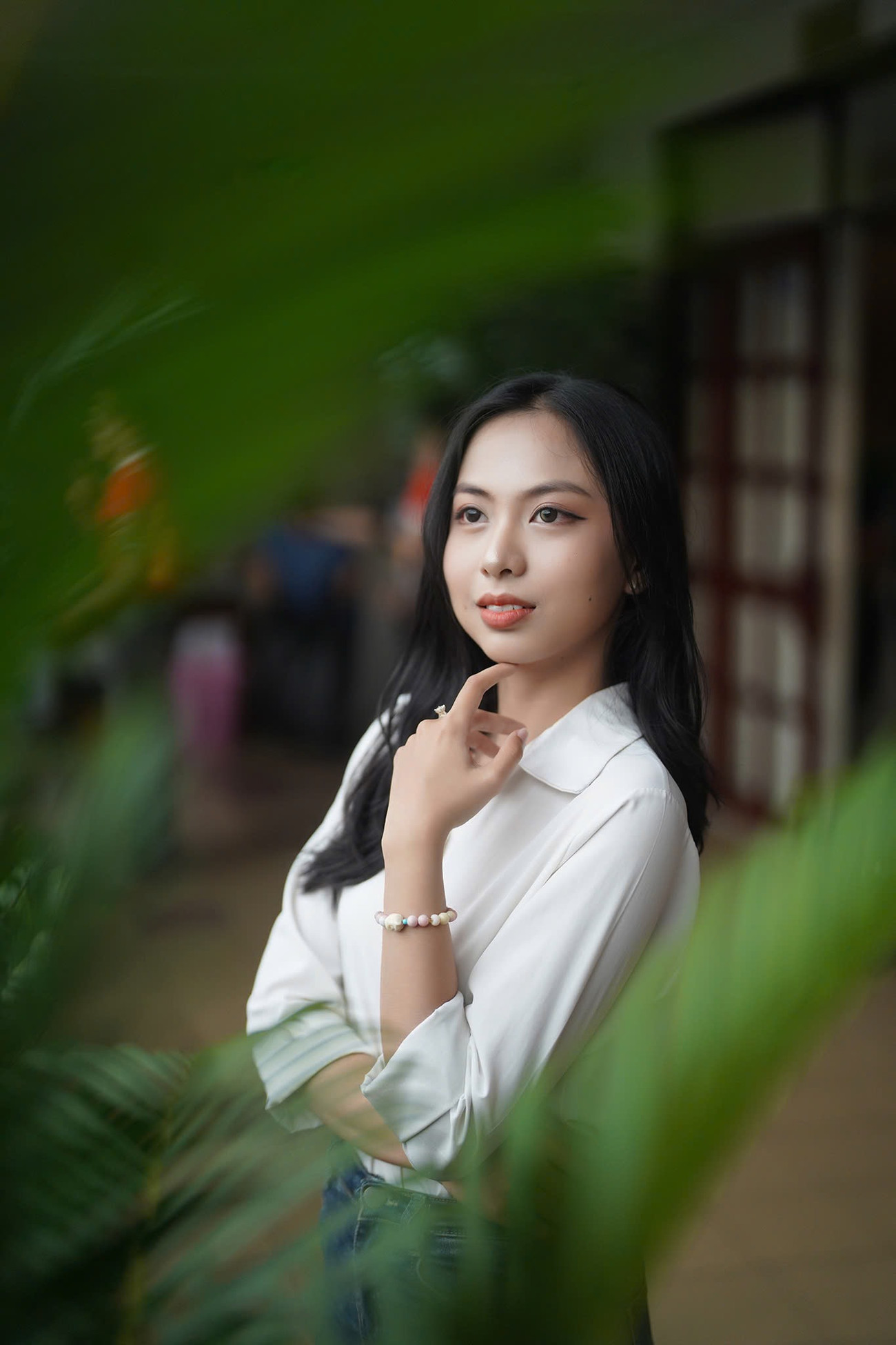 Thúy Vi đặt mục tiêu giành vương miện Hoa hậu Việt Nam 2024. Ảnh: Phạm Nguyễn.