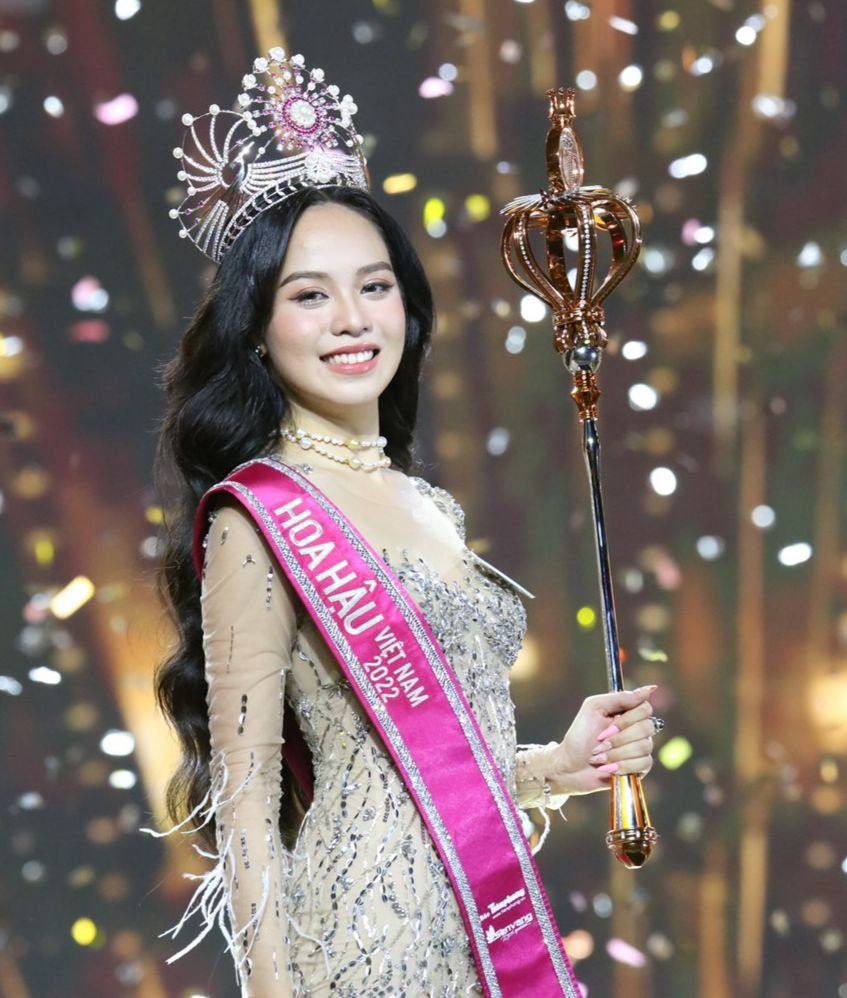 Thanh Thủy cho rằng Hoa hậu Việt Nam không phải là người có ngoại hình đẹp nhất, mà đó là người sở hữu vẻ đẹp hài hoà giữa sắc vóc, tâm hồn, trí tuệ và bản lĩnh. Ảnh: Trọng Tài.