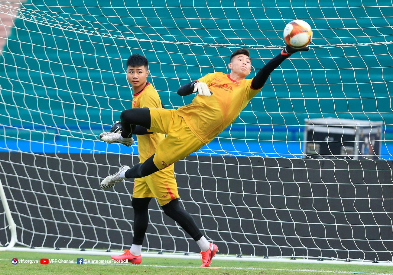 Văn Chuẩn trên sân tập. (Ảnh: VFF) Văn Chuẩn trên sân tập. (Ảnh: VFF)