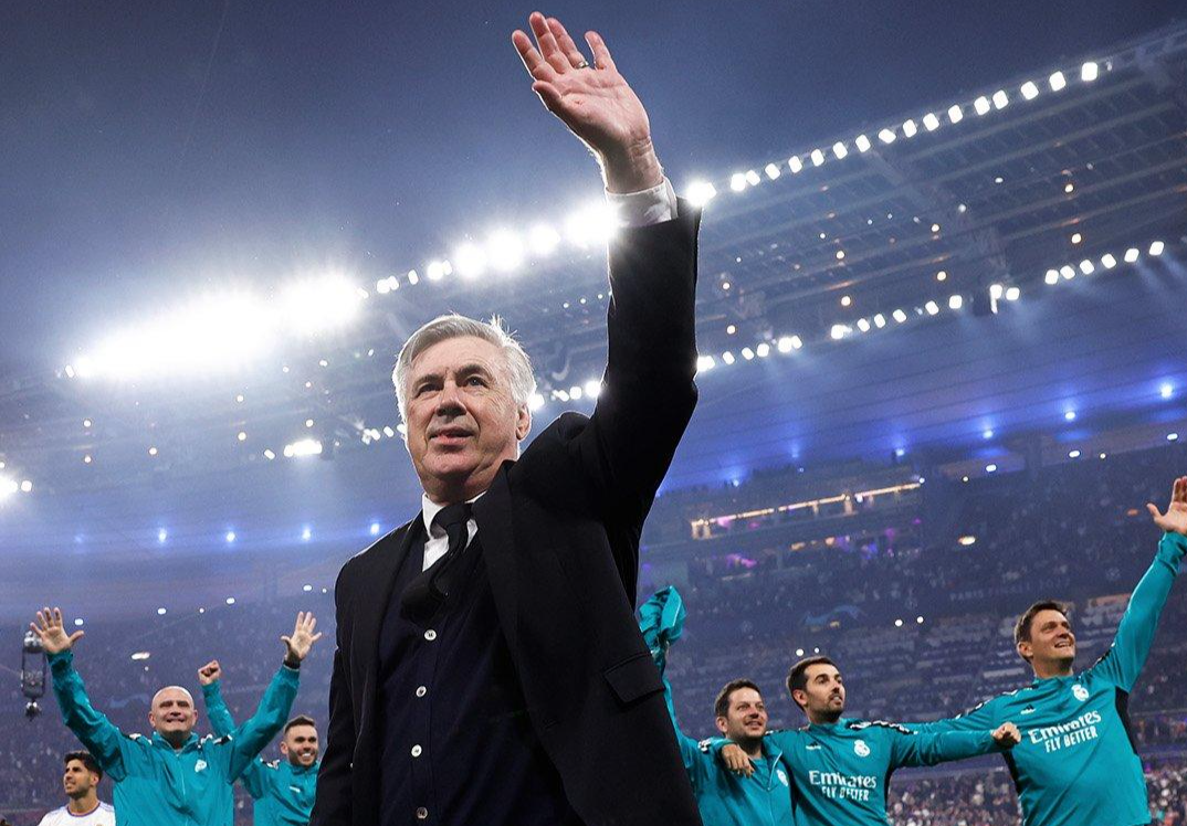 Bây giờ, Ancelotti là một kỷ lục gia, một thiên tài vĩ đại. (Ảnh: Getty Images)