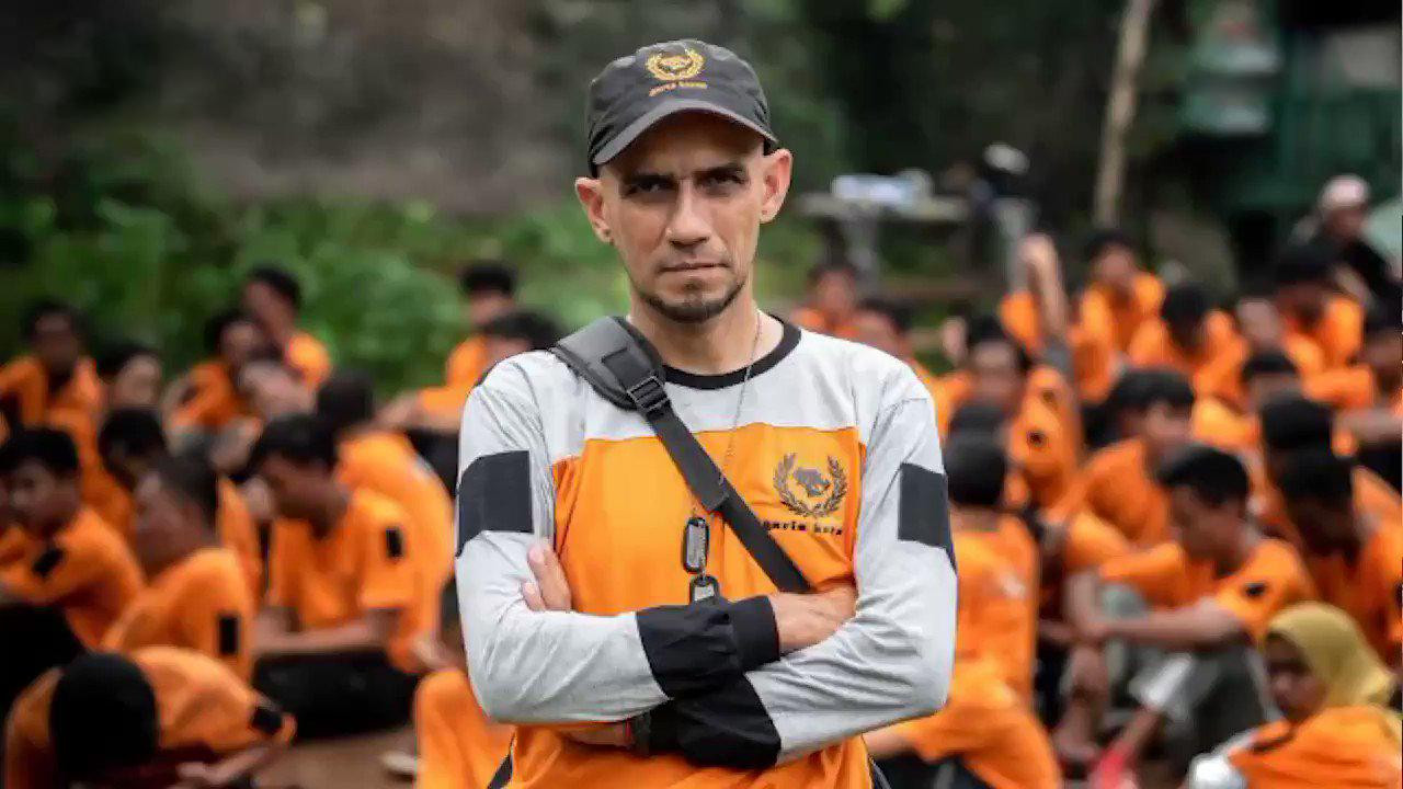 Irlan Alarancia, thủ lĩnh Hard-Liners, nhóm ultra của Persija Jakarta.