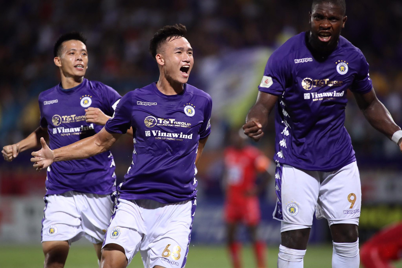 Việt Anh trong màu áo CLB Hà Nội. (Ảnh: Trí Công)