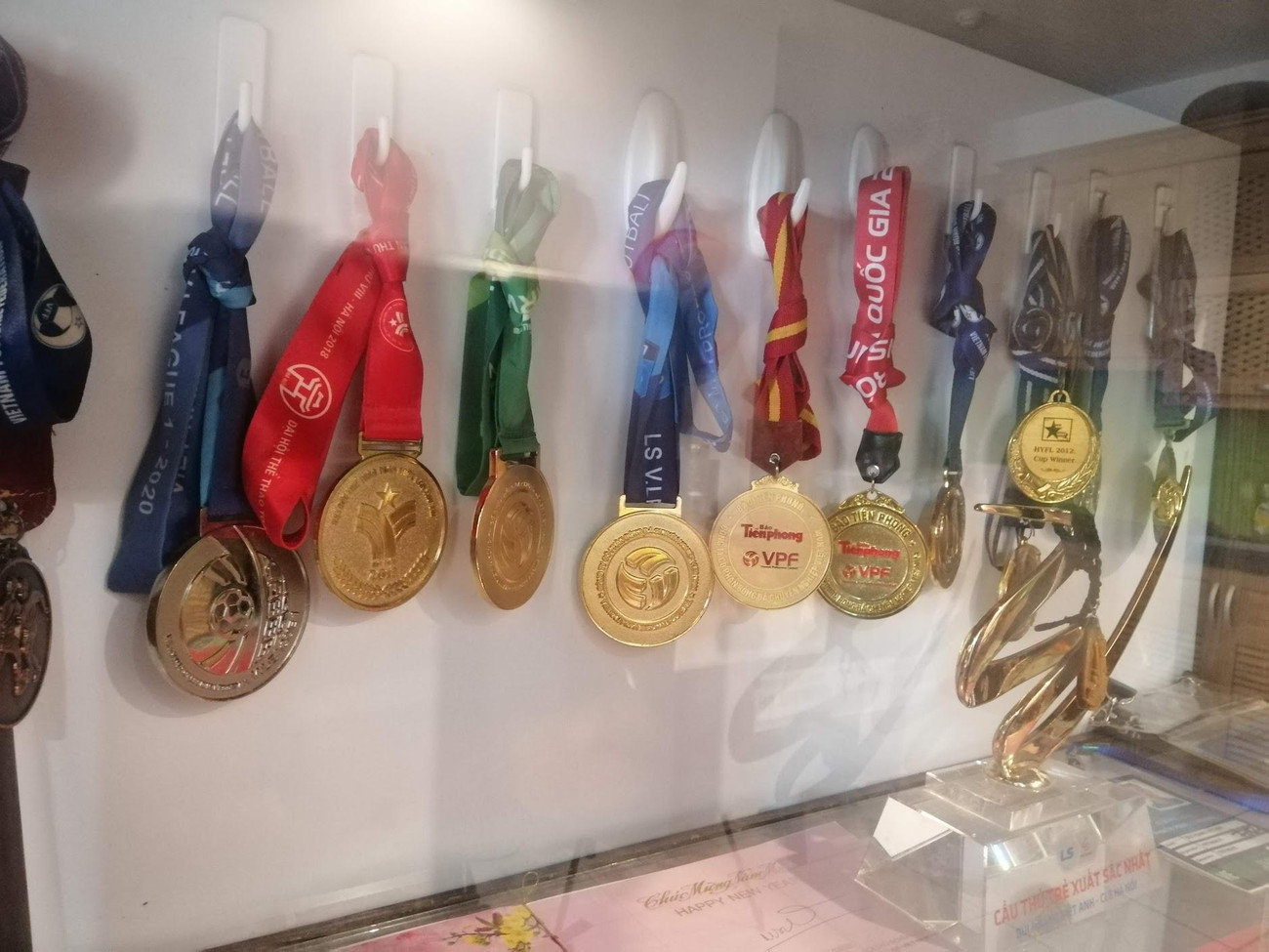 Những giải thưởng, danh hiệu của Bùi Hoàng Việt Anh, bao gồm tấm huy chương Vàng SEA Games 31.