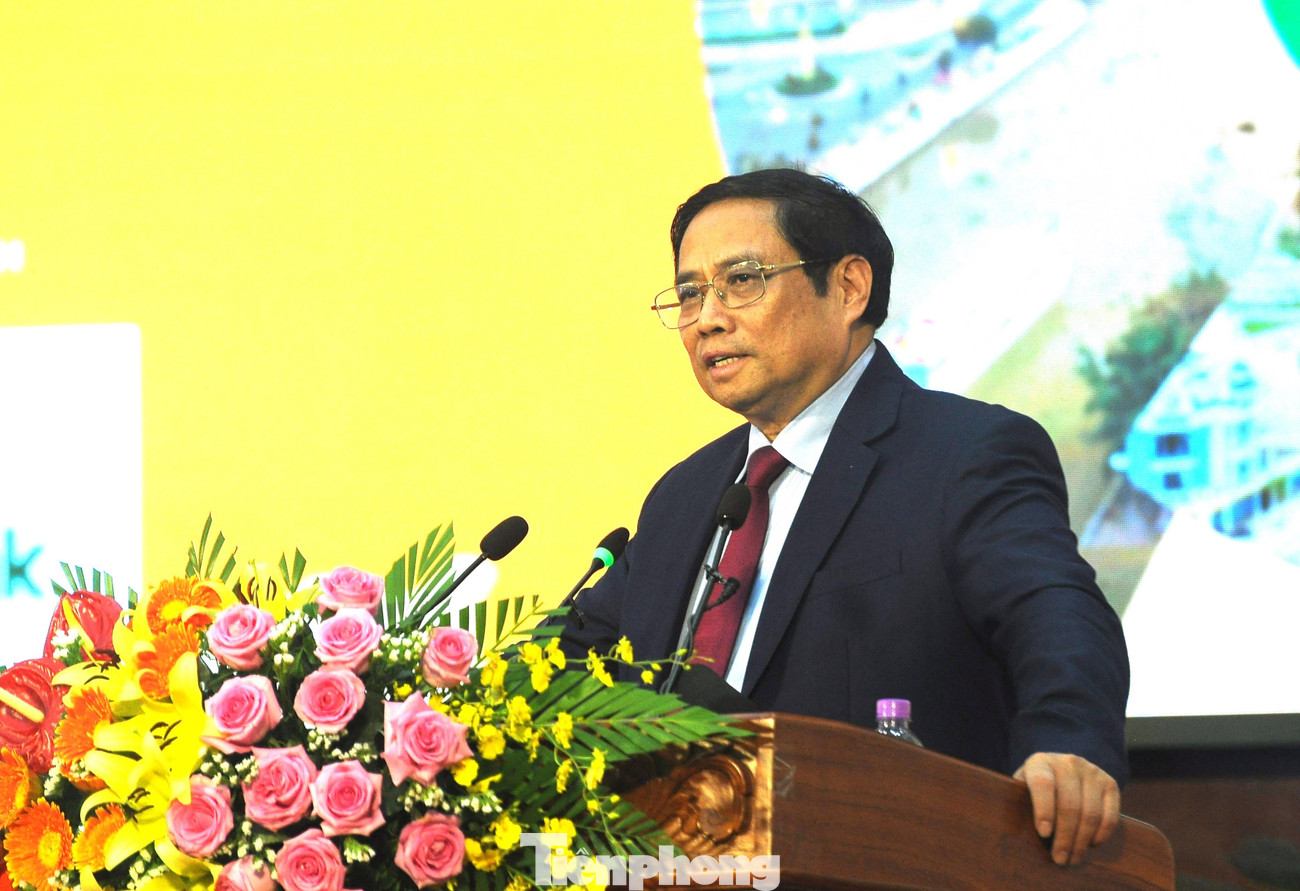 Thủ tướng Phạm Minh Chính phát biểu tại hội nghị. Ảnh: Cảnh Kỳ Thủ tướng Phạm Minh Chính phát biểu tại hội nghị. Ảnh: Cảnh Kỳ