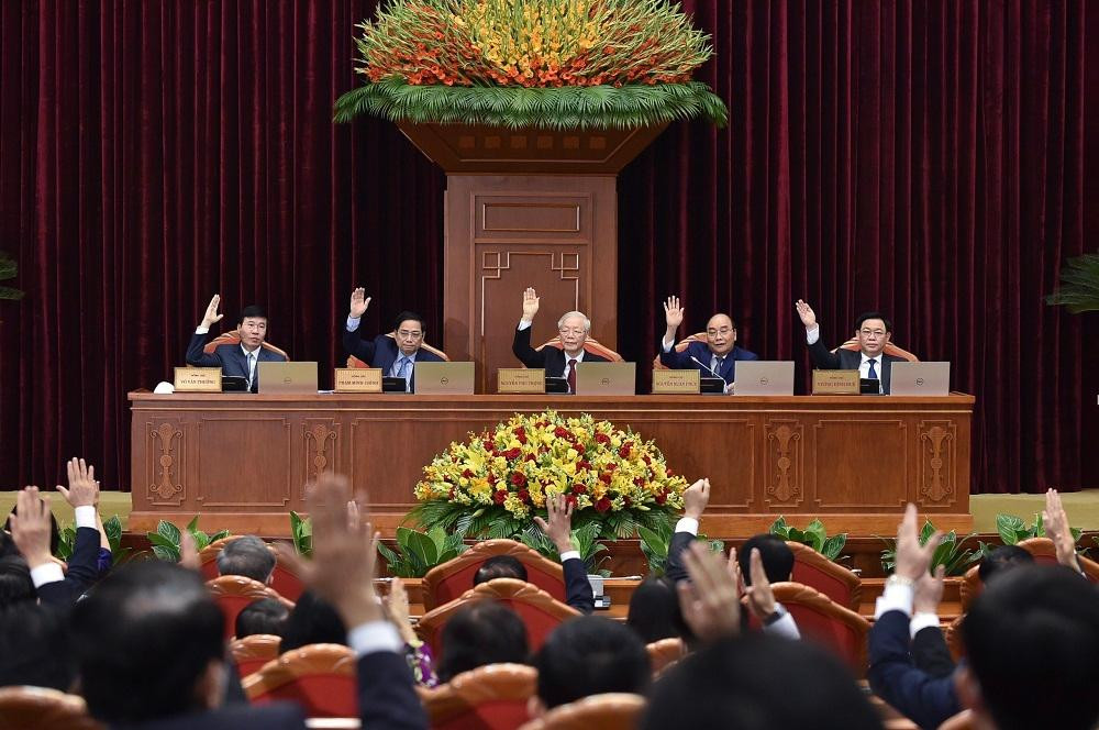 Trung ương thống nhất nội dung chương trình hội nghị (Ảnh: Nhật Minh)