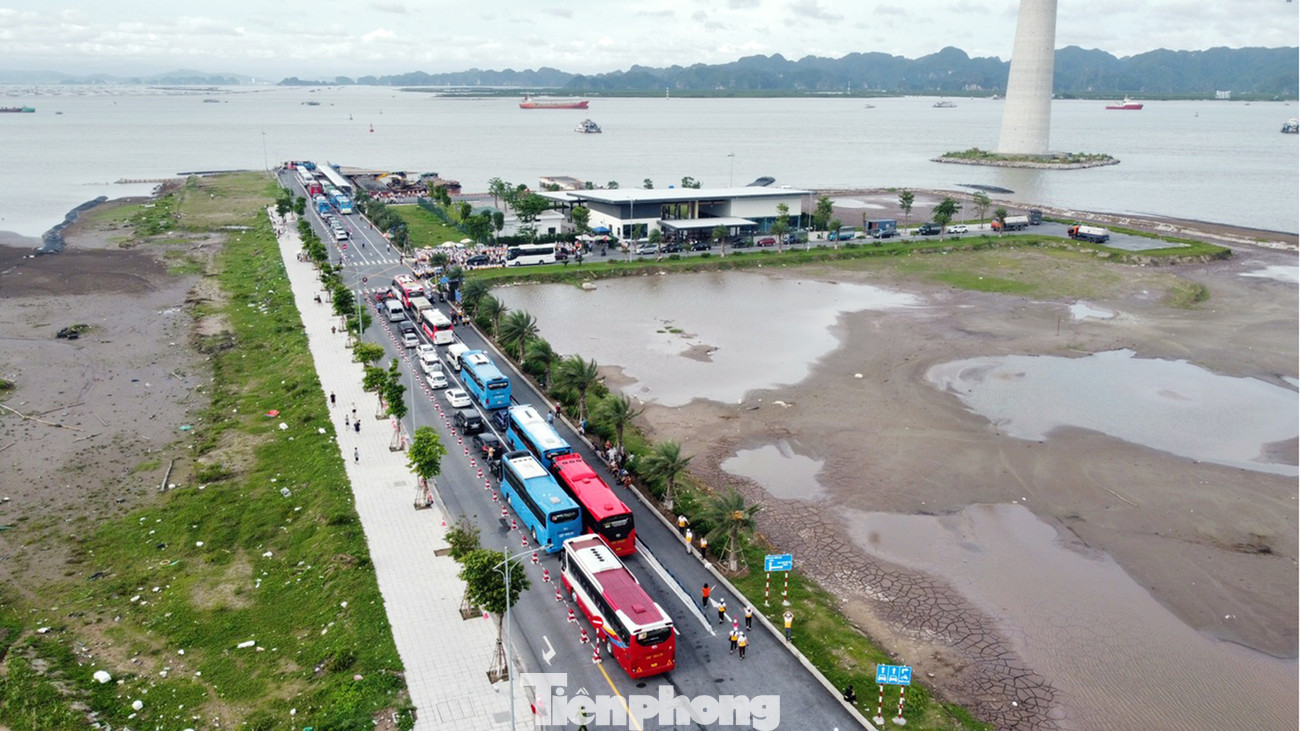 Theo ghi nhận của Tiền Phong, cao điểm mùa hè, không chỉ những ngày cuối tuần, nghỉ lễ mà ngày giữa tuần, bến phà Đồng Bài - Cái Viềng vẫn thường xuyên xảy ra tình trạng ùn tắc giao thông. Các phương tiện xếp hàng dài 500-700 m trong nhiều giờ mới có thể qua phà.