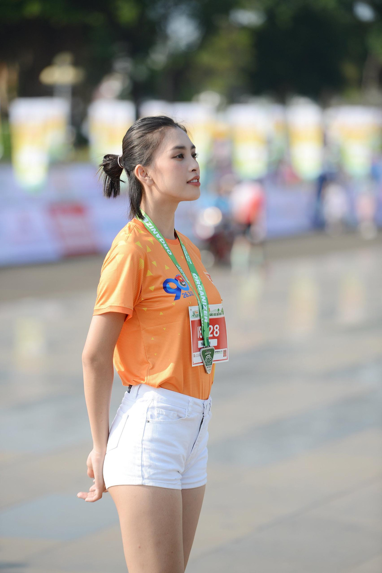 "Điều mà Vy cảm nhận rõ nhất chính là sự hào hứng và tràn đầy năng lượng của mọi người. Ai cũng đều hứng khởi để chinh phục các cự ly của Giải cũng như vượt qua giới hạn của chính bản thân mình"- Hoa hậu Trần Tiểu Vy nhấn mạnh.