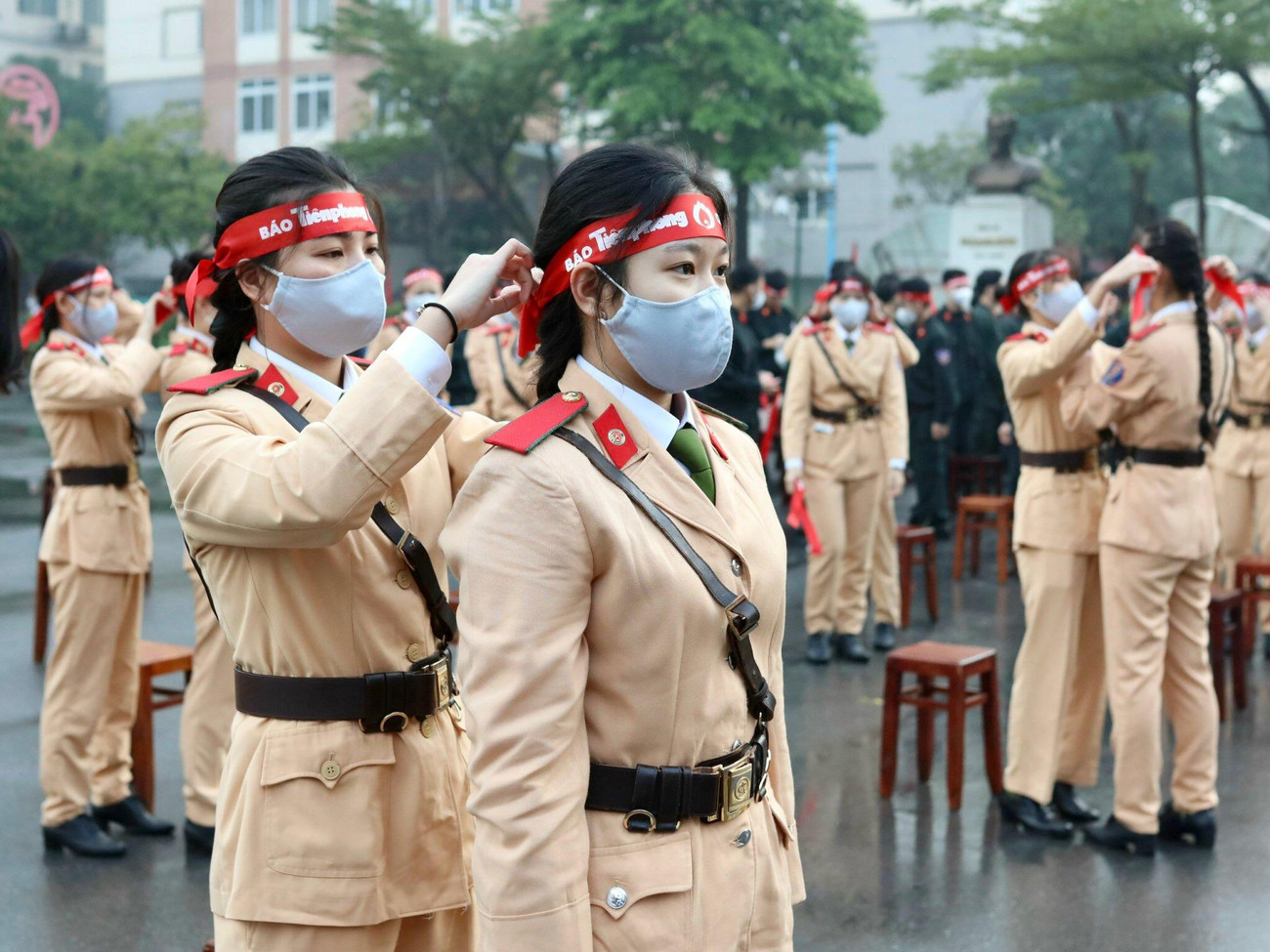 Sáng ngày 16/1, tại Học viện Cảnh sát Nhân dân, hành trình Chủ nhật Đỏ lần thứ XIV - năm 2022 chính thức khai mạc.