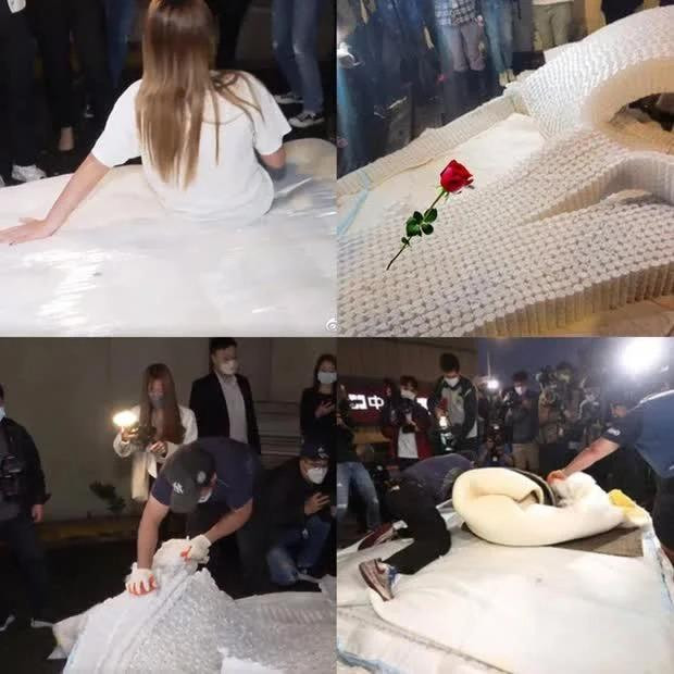 Chiếc đệm 7 tỷ đồng trở thành ồn ào gây cười của Từ Hy Viên và chồng cũ. Ảnh: Sina. Chiếc đệm 7 tỷ đồng trở thành ồn ào gây cười của Từ Hy Viên và chồng cũ. Ảnh: Sina.