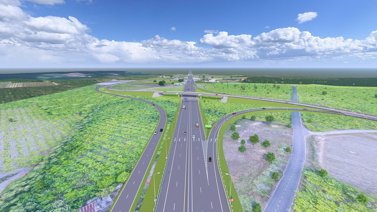 Phối cảnh dự án đường cao tốc TPHCM - Thủ Dầu Một - Chơn Thành