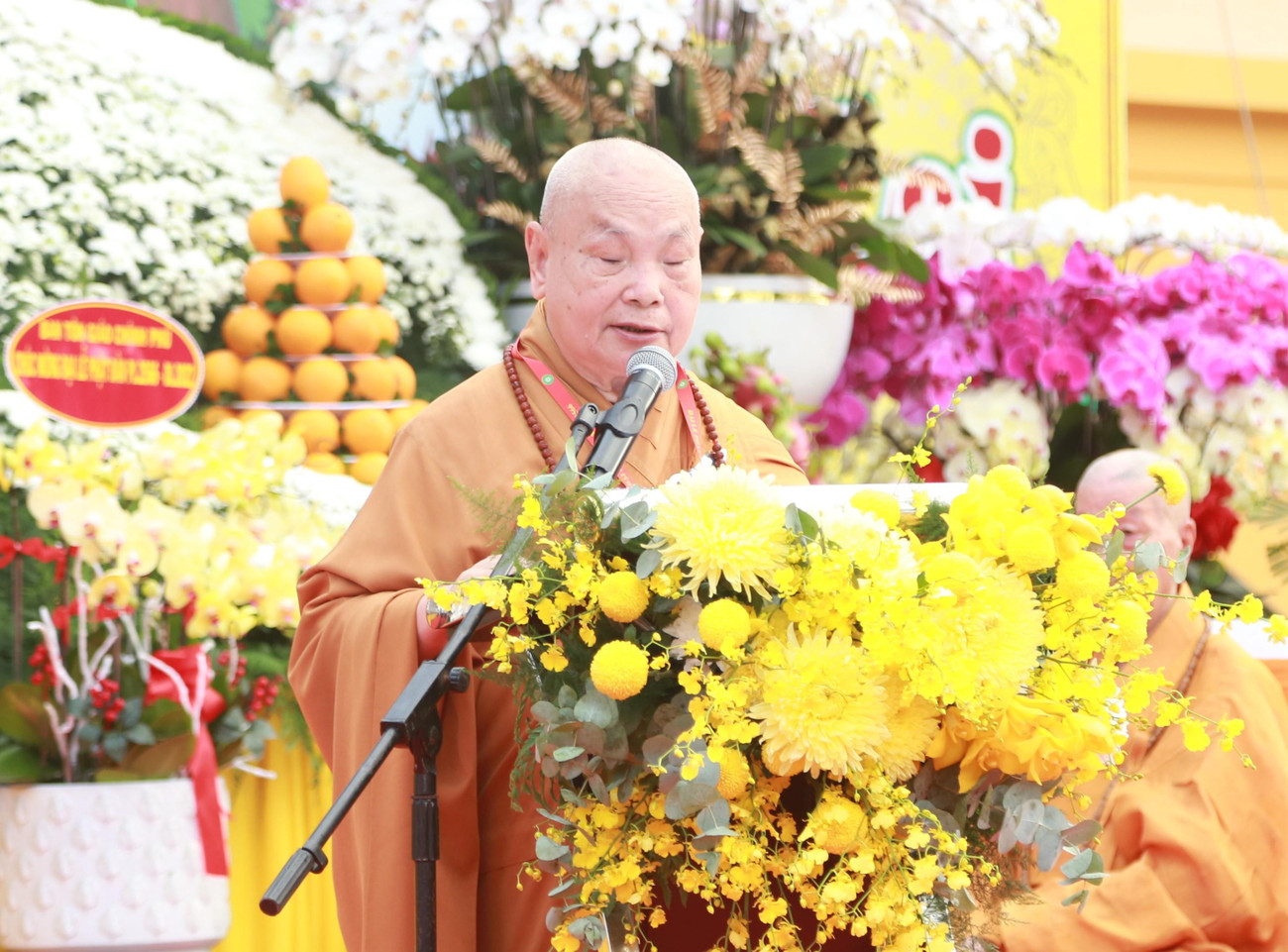 Hòa thượng Thích Thiện Nhơn, Chủ tịch Hội đồng Trị sự Giáo hội Phật giáo Việt Nam, cho biết, ngày nay Đại lễ Phật đản đã trở thành lễ hội tôn giáo vì hòa bình của Liên Hợp Quốc, là đại lễ thiêng liêng của các phật tử trên toàn thế giới. Trong bối cảnh nhân loại đã trải qua hơn 2 năm dịch bệnh COVID-19, cùng với sự đe dọa của biến đổi khí hậu, xung đột và chiến tranh đã cướp đi sinh mạng của hàng triệu con người, thì Phật đản là thời gian để Liên Hợp Quốc phát đi thông điệp của Đức Phật về hòa bình, lòng khoan dung, về thế giới không chiến tranh, thay vào đó là tình thương, lòng bi mẫn, phụng sự con người và chúng sinh.