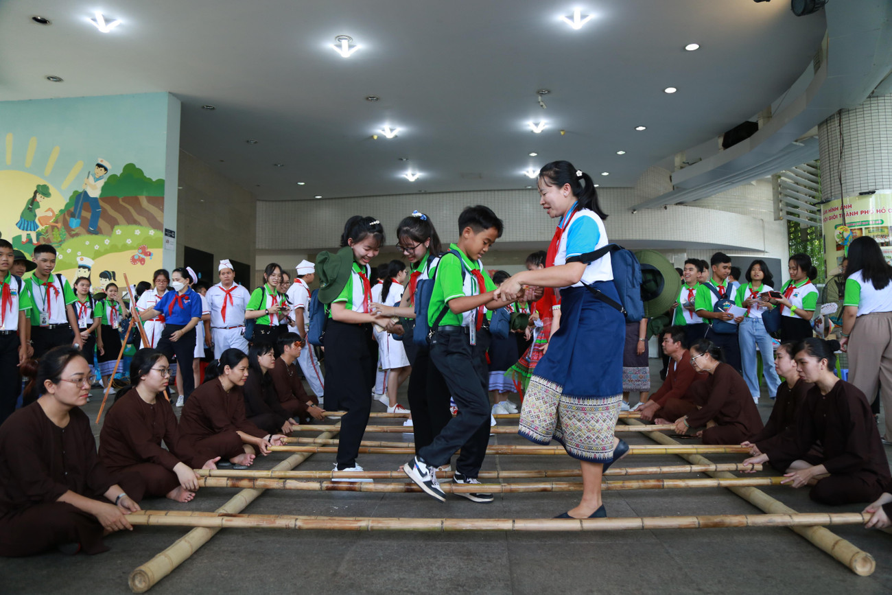 Khai mạc Liên hoan thiếu nhi Việt Nam - Lào - Campuchia năm 2022 ảnh 12 Khai mạc Liên hoan thiếu nhi Việt Nam - Lào - Campuchia năm 2022 ảnh 12