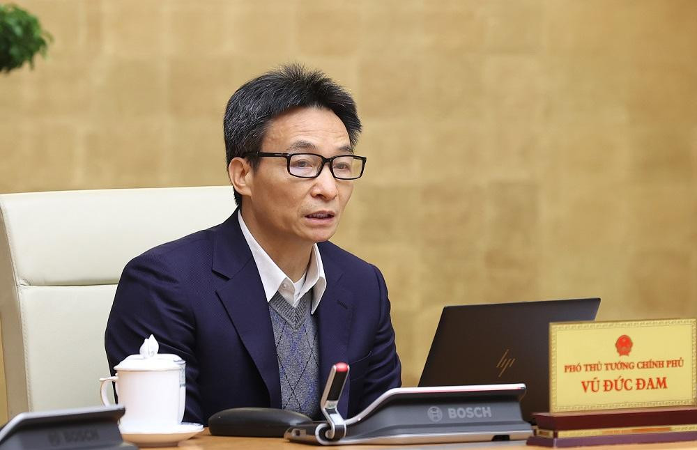 Phó Thủ tướng Vũ Đức Đam phát biểu tại cuộc họp (Ảnh: Nhật Bắc) Phó Thủ tướng Vũ Đức Đam phát biểu tại cuộc họp (Ảnh: Nhật Bắc)