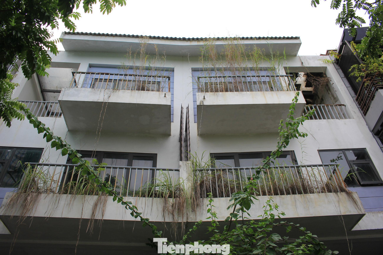 Tại Khu đô thị sinh thái Xuân Phương (phường Xuân Phương, quận Nam Từ Liêm) do công ty Tasco làm chủ đầu tư, biệt thự xây thô, bỏ hoang nhiều năm và đã xuống cấp vẫn được môi giới rao bán ở mức 100 – 150 triệu đồng/m2.