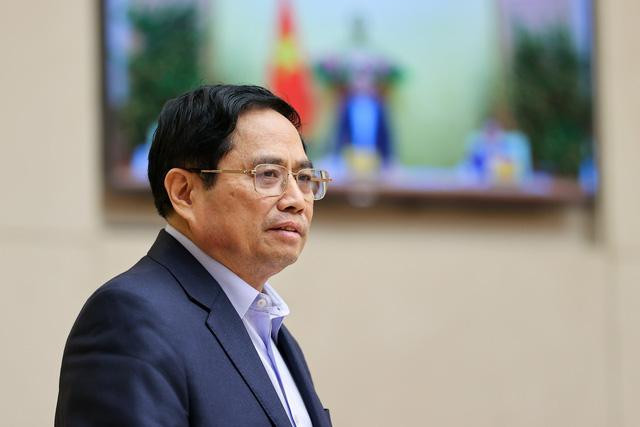 Thủ tướng Phạm Minh Chính phát biểu tại phiên họp. (Ảnh: Nhật Bắc)
