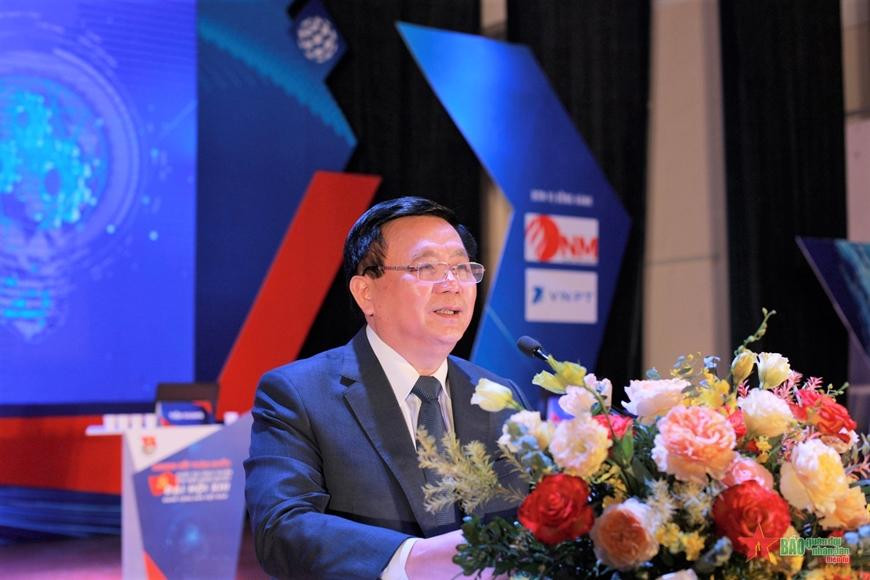 Đồng chí Nguyễn Xuân Thắng, Uỷ viên Bộ Chính trị, Chủ tịch Hội đồng Lý luận Trung ương, Giám đốc Học viện Chính trị Quốc gia Hồ Chí Minh. (Ảnh: Báo Quân đội Nhân dân)