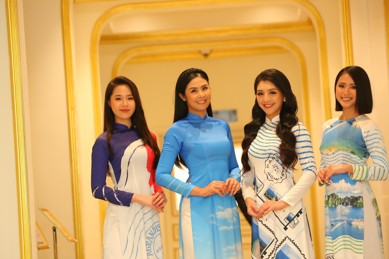 Sáng nay, Hoa hậu Ngọc Hân cùng dàn người đẹp cuộc thi Hoa hậu Việt Nam xuất hiện tại buổi họp báo giới thiệu về Giải Vô địch Quốc gia Marathon và cự ly dài báo Tiền Phong năm 2022 (Tiền Phong Marathon 2022) tại Hà Nội.