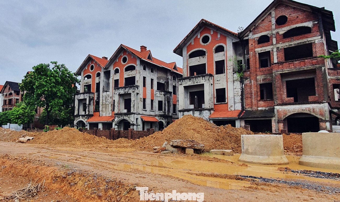 Tại dự án Điểm dịch vụ du lịch sinh thái Song Phương (Hoài Đức) do Công ty CP thương mại và dịch vụ Phương Viên làm chủ đầu tư cũng có cả trăm biệt thự bỏ không nhiều năm qua.