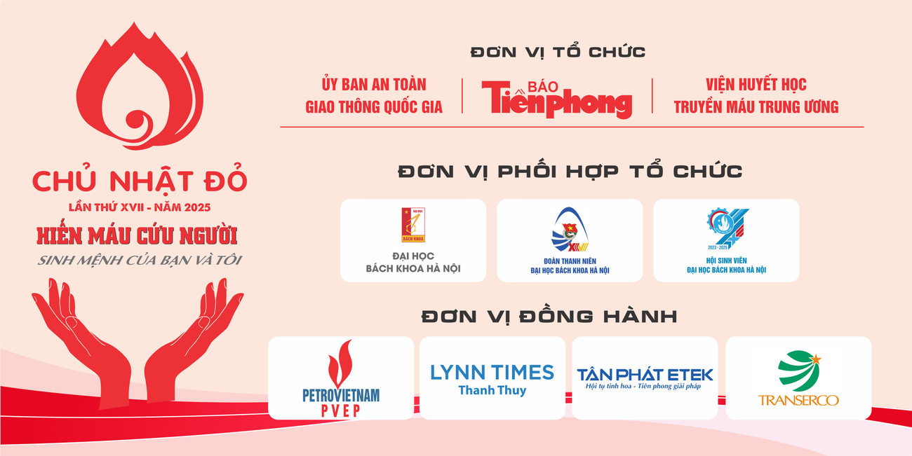 cụm logo chủ nhật đỏ 2025