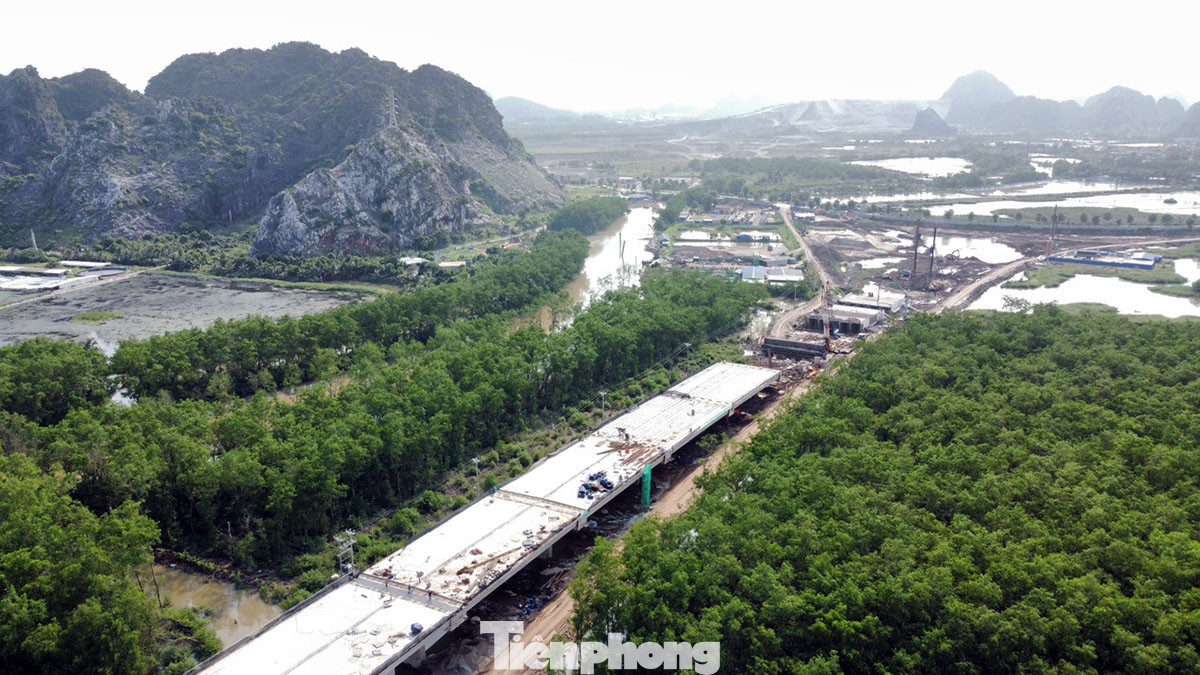 Mới đây, UBND thị xã Quảng Yên (Quảng Ninh) đã bàn giao 6,65ha diện tích ao, đầm nuôi trồng thủy sản; 0,65ha diện tích rừng ngập mặn cũng đã được chính quyền sở tại hoàn thành thủ tục thu hồi và đã phát quang khu vực rừng để bàn giao cho đơn vị thực hiện dự án.