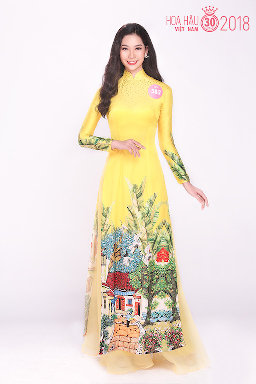 30 thí sinh Hoa hậu phía Nam khoe sắc dịu dàng với tà áo dài ảnh 14