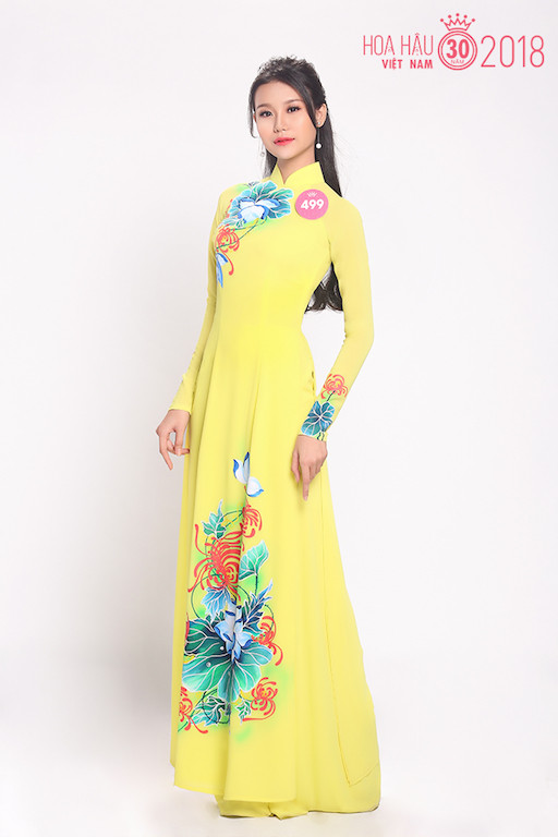 30 thí sinh Hoa hậu phía Nam khoe sắc dịu dàng với tà áo dài ảnh 9