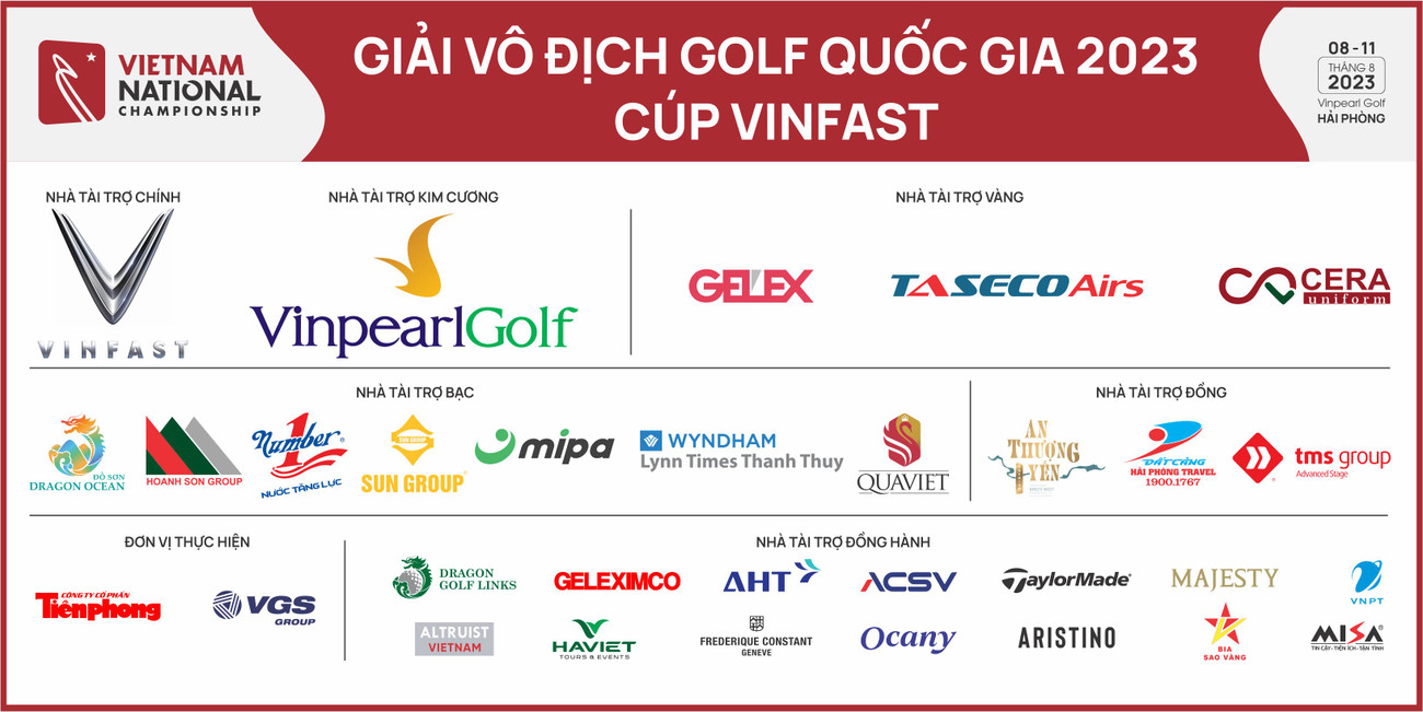 Cụm logo golf 2023