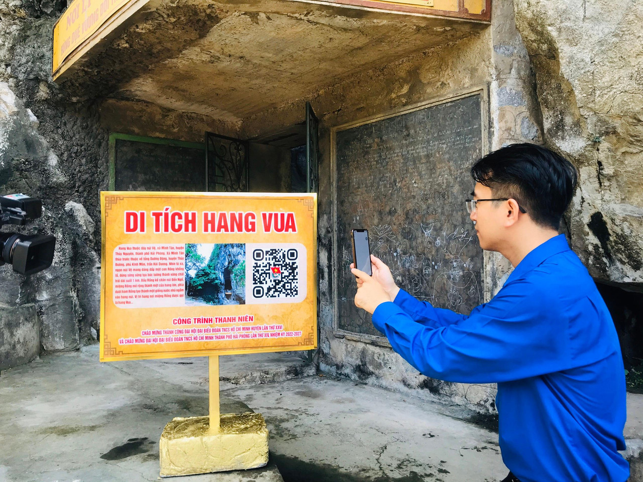 Công trình thanh niên quét mã QR tại di tích lịch sử, văn hóa của tuổi trẻ Hải Phòng. Ảnh: Thành Đoàn Hải Phòng Công trình thanh niên quét mã QR tại di tích lịch sử, văn hóa của tuổi trẻ Hải Phòng. Ảnh: Thành Đoàn Hải Phòng