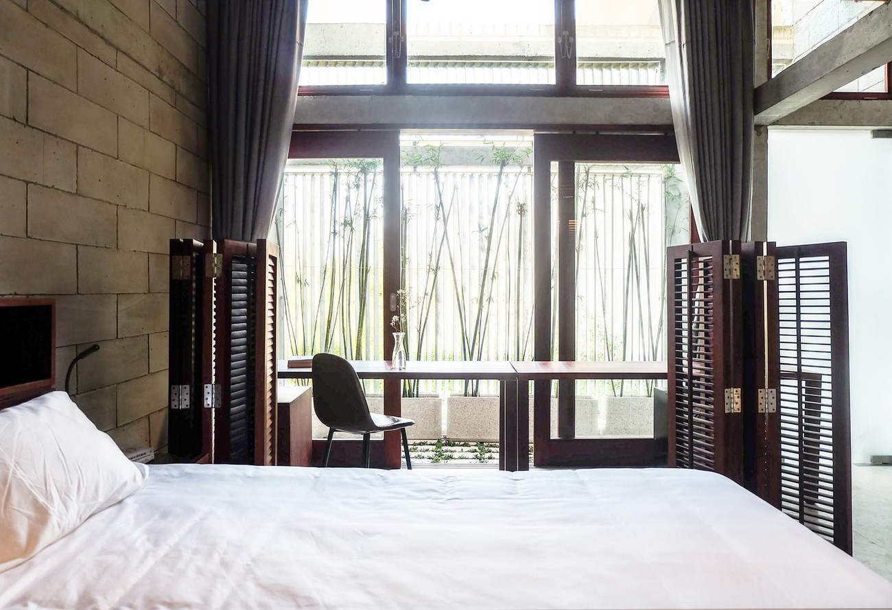 Không gian phòng ngủ đơn giản, hướng tới sự nghỉ dưỡng. Không gian phòng ngủ đơn giản, hướng tới sự nghỉ dưỡng.