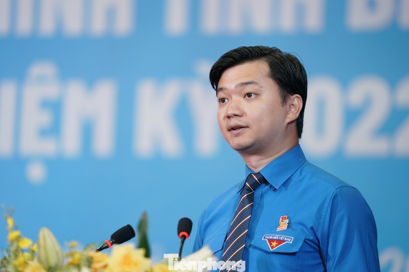 Anh Nguyễn Minh Triết, Bí thư Ban Chấp hành Trung ương Đoàn, Chủ tịch Trung ương Hội Sinh viên Việt Nam phát biểu định hướng, chỉ đạo tại Đại hội.