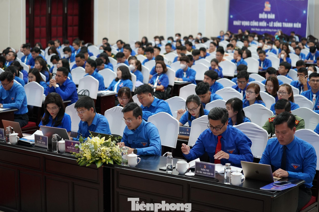 Các đại biểu Trung ương Đoàn tham dự Đại hội.
