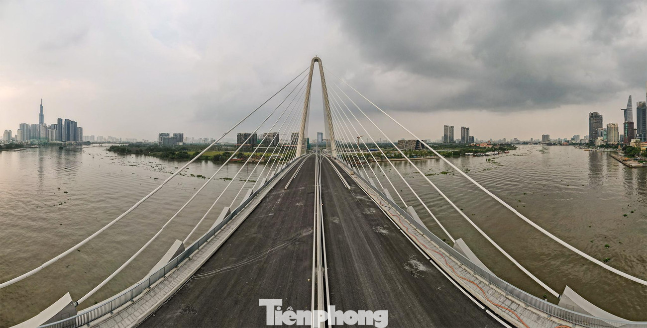 Cầu Thủ Thiêm 2 nối TPHCM và TP. Thủ Đức chuẩn bị thông xe dịp lễ 30/4.