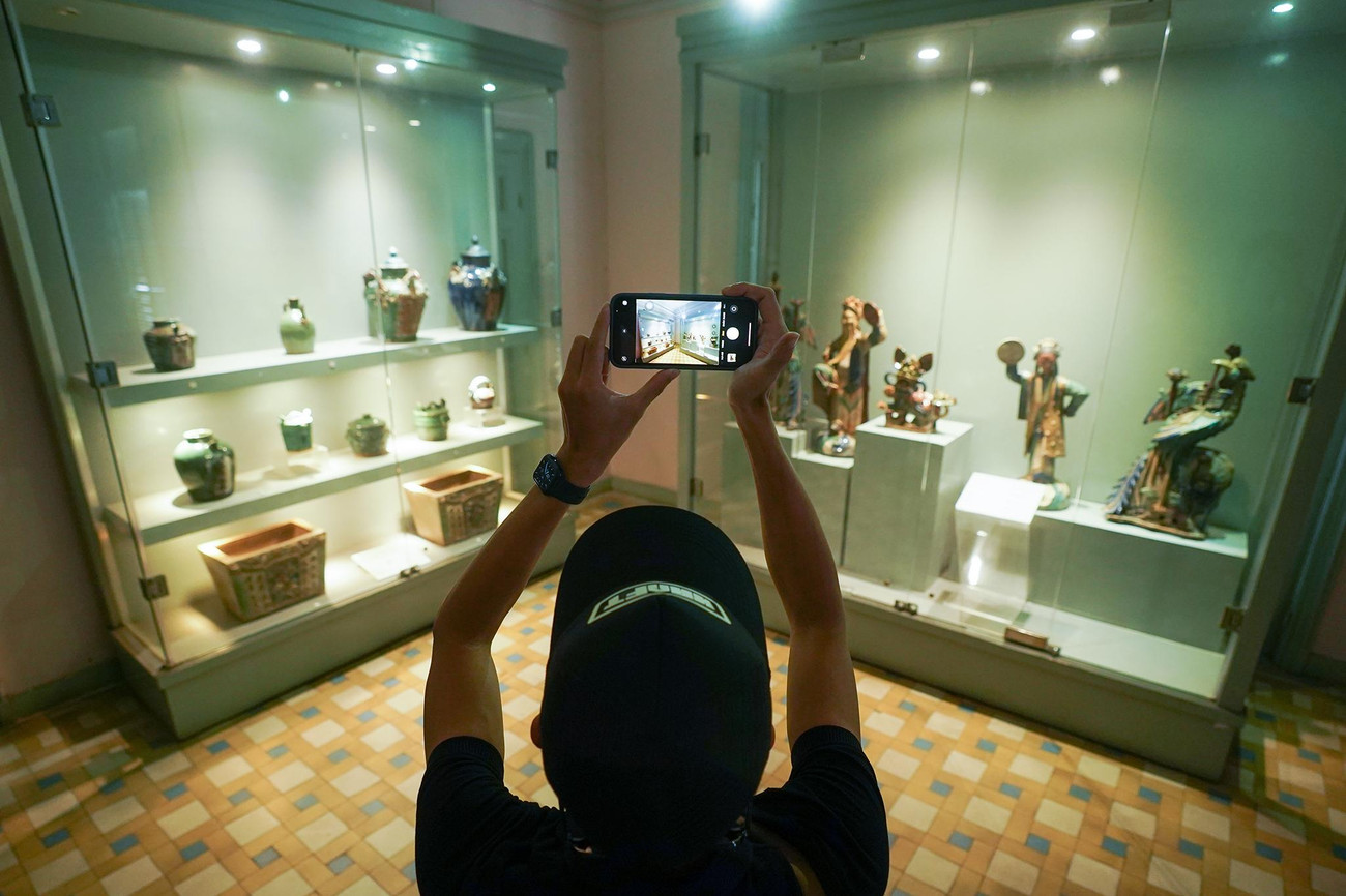 Không gian trưng bày của bảo tàng.