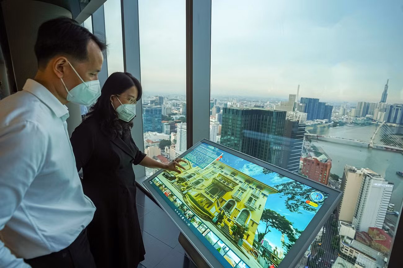 Từ toà tháp này, du khách có thể phóng tầm mắt nhìn toàn cảnh thành phố.