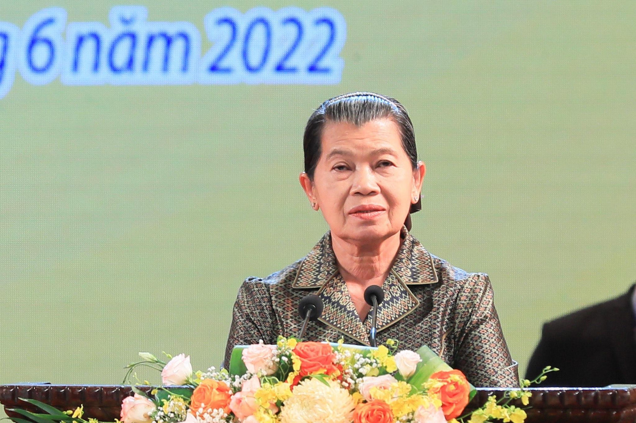 Phó Thủ tướng Men Sam An: "Việt Nam giúp Campuchia vươn lên từ đau khổ và chia ly" (Ảnh: Như Ý) Phó Thủ tướng Men Sam An: "Việt Nam giúp Campuchia vươn lên từ đau khổ và chia ly" (Ảnh: Như Ý)