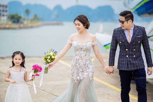 Hiện tại Minh Tiệp đã có cuộc sống hạnh phúc bên bà xã Thùy Dung và con gái đầu lòng. 'Phan Kim Liên' lẳng lơ nhất màn ảnh từng dính nghi án hẹn hò Minh Tiệp là ai? ảnh 5