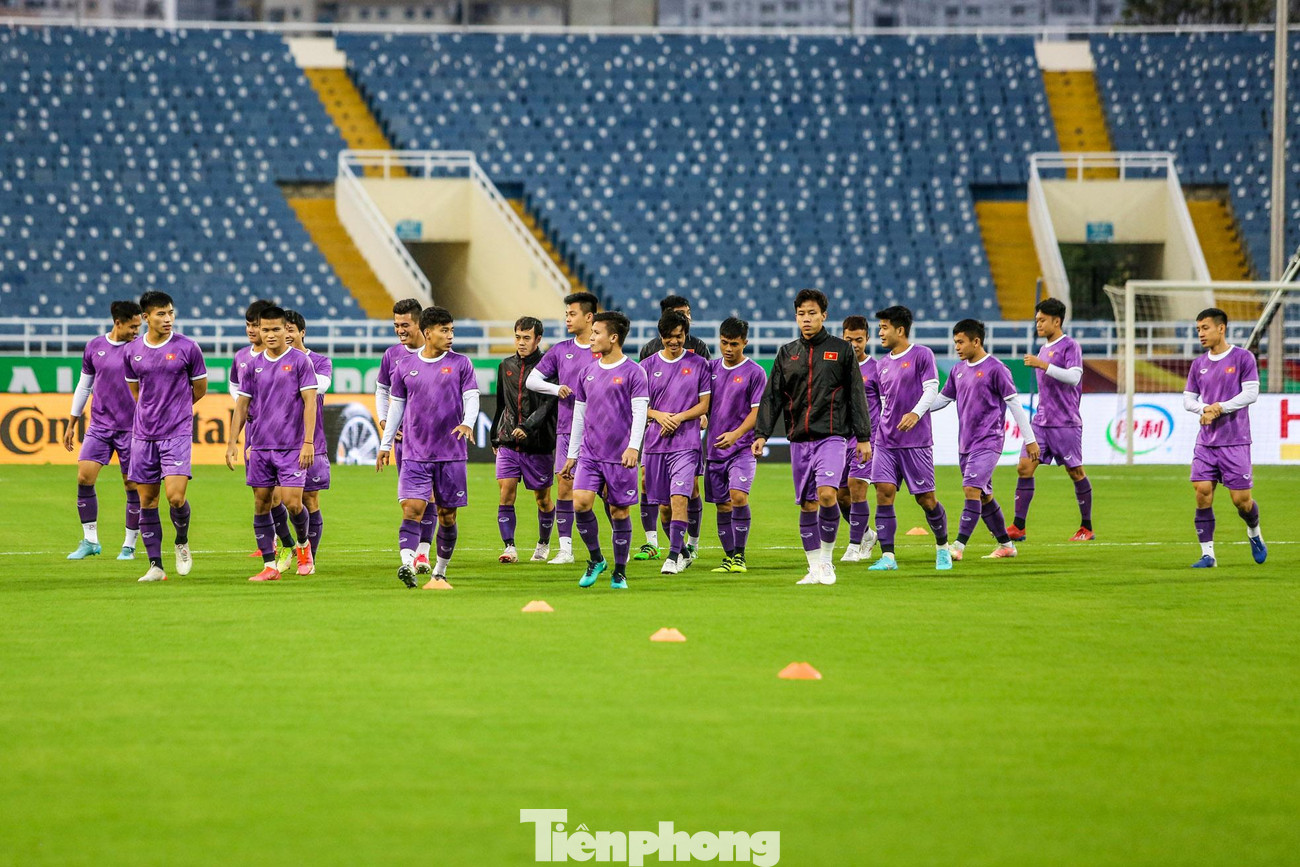 Đội tuyển Việt Nam có buổi tập cuối cùng vào chiều nay (23/3) trước trận đấu gặp Oman tại vòng loại cuối World Cup vào tối mai (24/3).